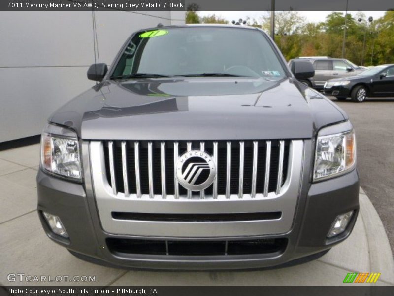 Sterling Grey Metallic / Black 2011 Mercury Mariner V6 AWD