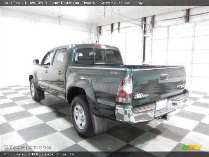 Timberland Green Mica / Graphite Gray 2011 Toyota Tacoma SR5 PreRunner Double Cab