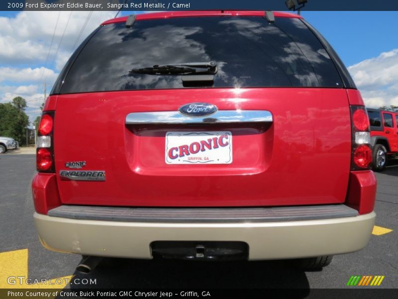 Sangria Red Metallic / Camel 2009 Ford Explorer Eddie Bauer