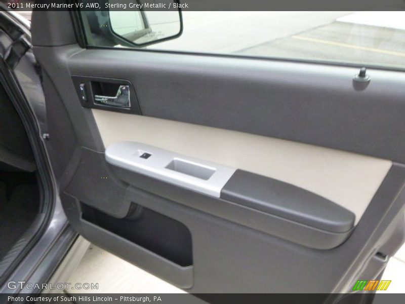 Sterling Grey Metallic / Black 2011 Mercury Mariner V6 AWD