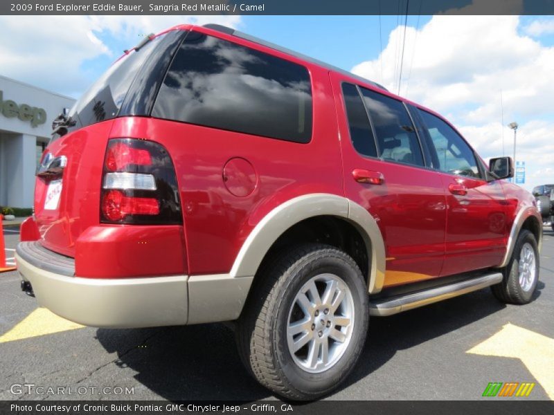Sangria Red Metallic / Camel 2009 Ford Explorer Eddie Bauer