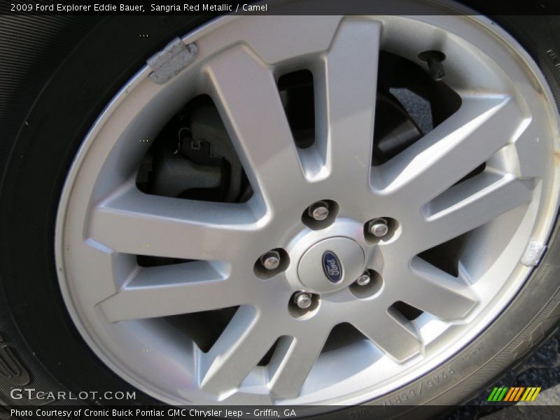 Sangria Red Metallic / Camel 2009 Ford Explorer Eddie Bauer