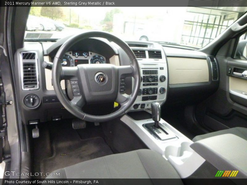 Sterling Grey Metallic / Black 2011 Mercury Mariner V6 AWD