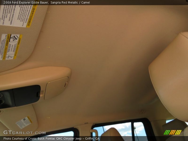Sangria Red Metallic / Camel 2009 Ford Explorer Eddie Bauer