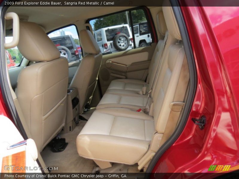 Sangria Red Metallic / Camel 2009 Ford Explorer Eddie Bauer
