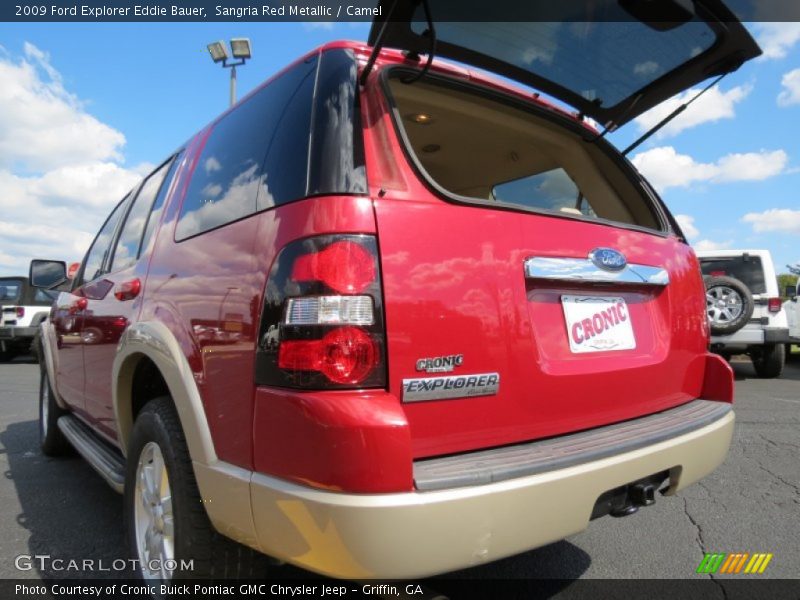 Sangria Red Metallic / Camel 2009 Ford Explorer Eddie Bauer