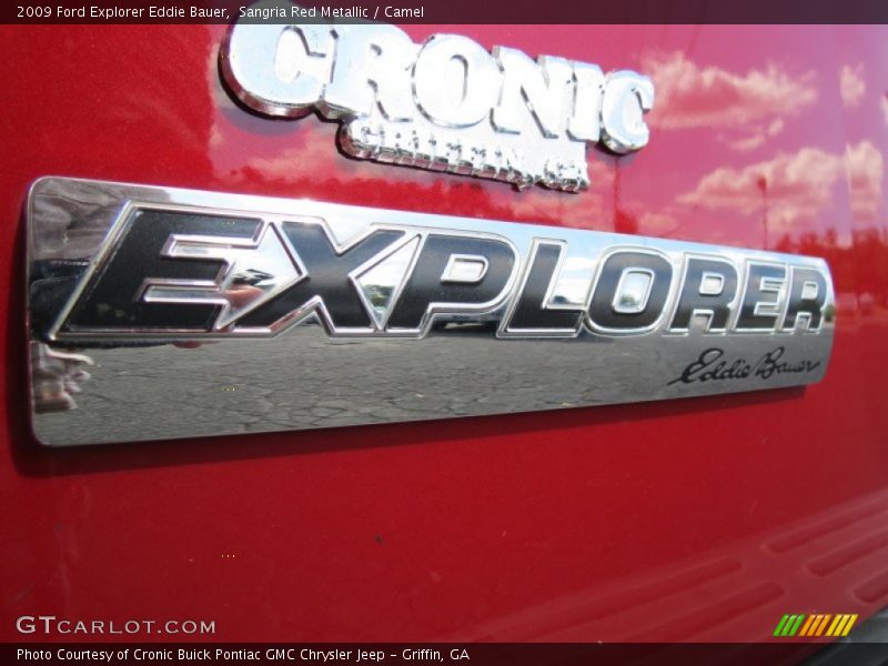 Sangria Red Metallic / Camel 2009 Ford Explorer Eddie Bauer