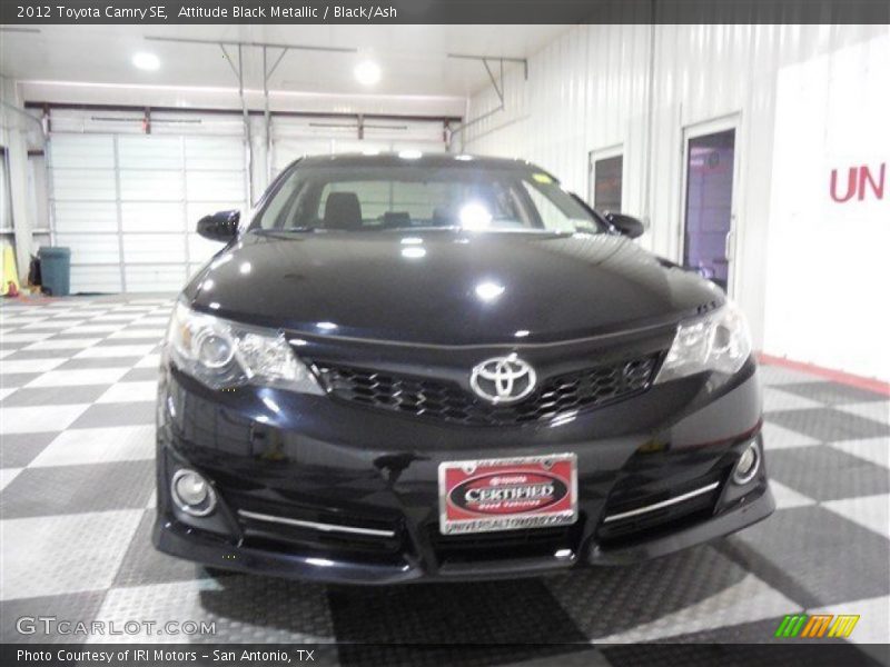 Attitude Black Metallic / Black/Ash 2012 Toyota Camry SE