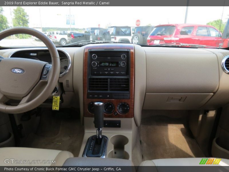 Sangria Red Metallic / Camel 2009 Ford Explorer Eddie Bauer