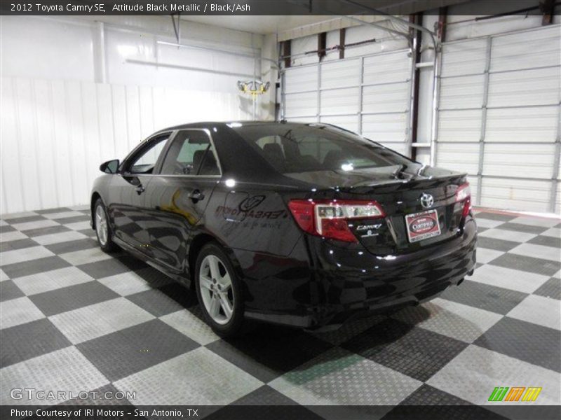 Attitude Black Metallic / Black/Ash 2012 Toyota Camry SE