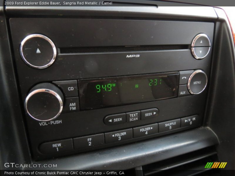 Sangria Red Metallic / Camel 2009 Ford Explorer Eddie Bauer
