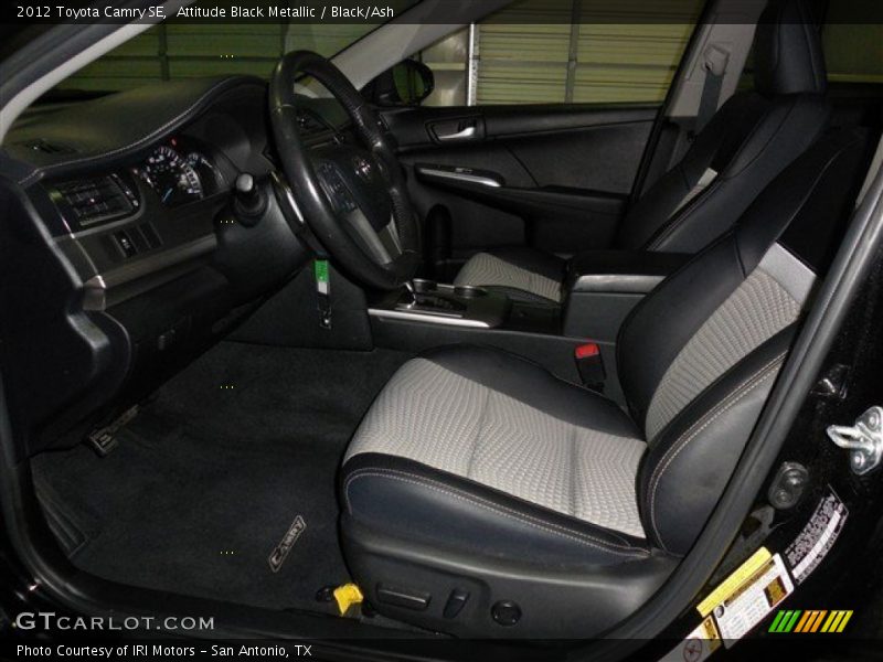 Attitude Black Metallic / Black/Ash 2012 Toyota Camry SE