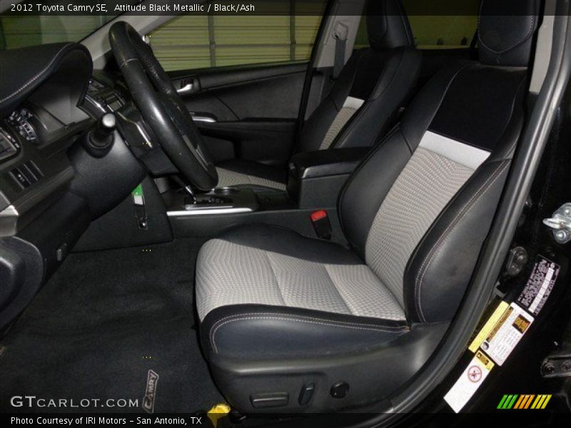 Attitude Black Metallic / Black/Ash 2012 Toyota Camry SE