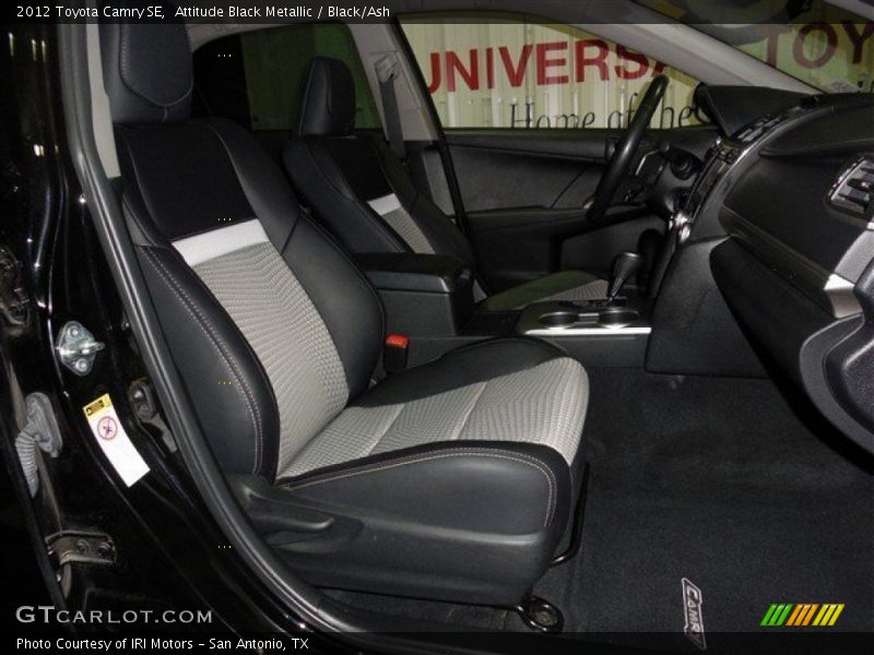 Attitude Black Metallic / Black/Ash 2012 Toyota Camry SE