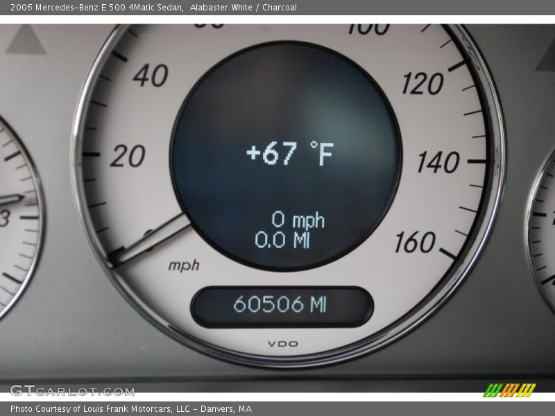 Alabaster White / Charcoal 2006 Mercedes-Benz E 500 4Matic Sedan
