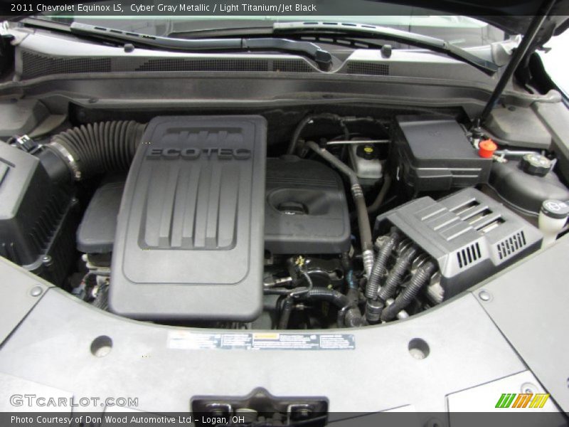 Cyber Gray Metallic / Light Titanium/Jet Black 2011 Chevrolet Equinox LS