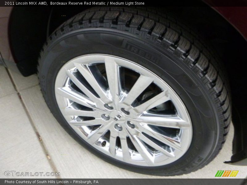 Bordeaux Reserve Red Metallic / Medium Light Stone 2011 Lincoln MKX AWD