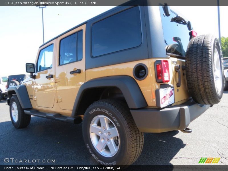 Dune / Black 2014 Jeep Wrangler Unlimited Sport 4x4