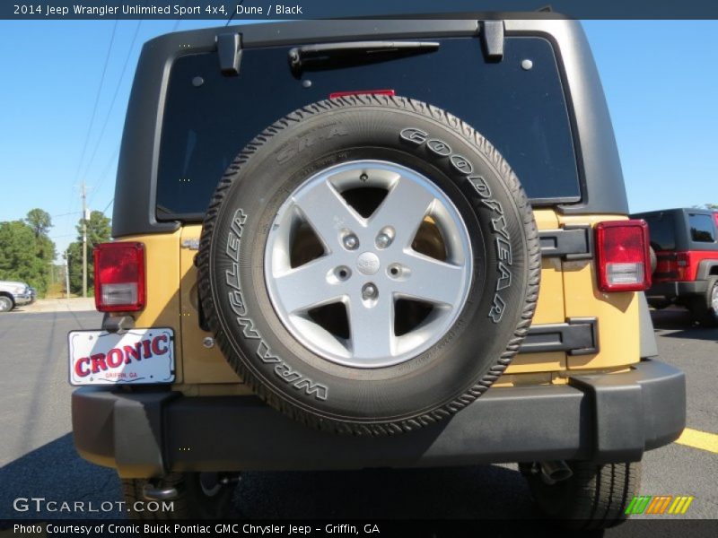 Dune / Black 2014 Jeep Wrangler Unlimited Sport 4x4