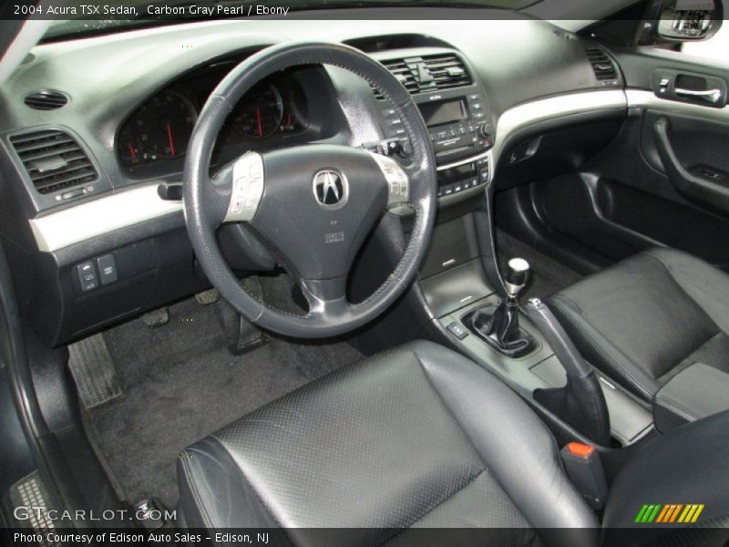 Carbon Gray Pearl / Ebony 2004 Acura TSX Sedan