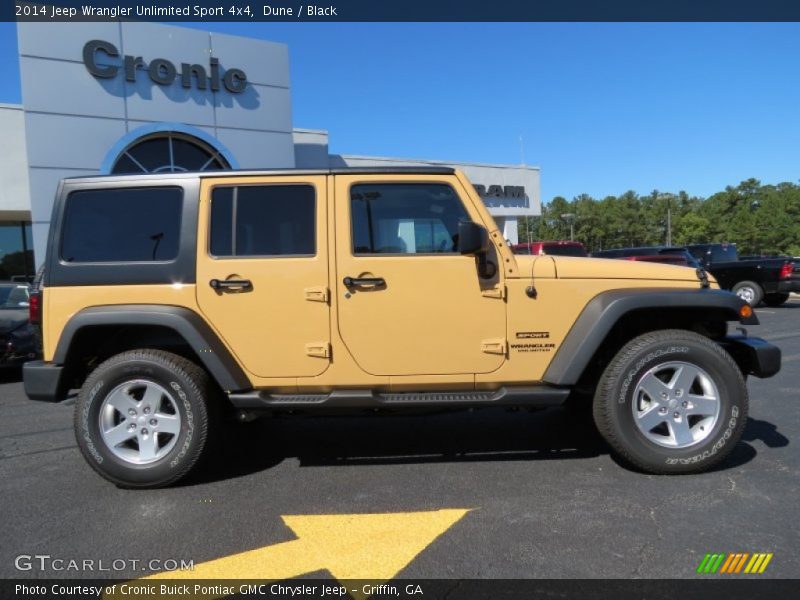Dune / Black 2014 Jeep Wrangler Unlimited Sport 4x4