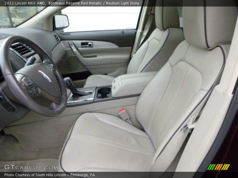 Bordeaux Reserve Red Metallic / Medium Light Stone 2011 Lincoln MKX AWD