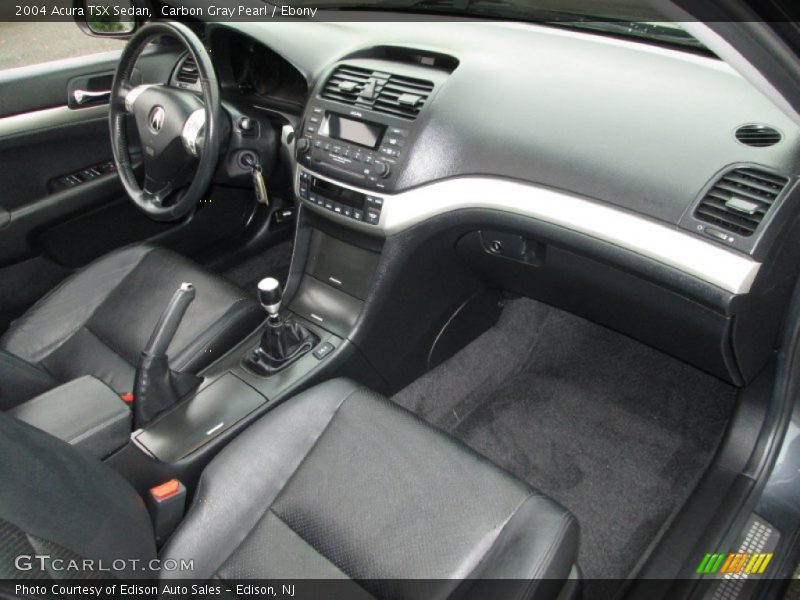 Carbon Gray Pearl / Ebony 2004 Acura TSX Sedan