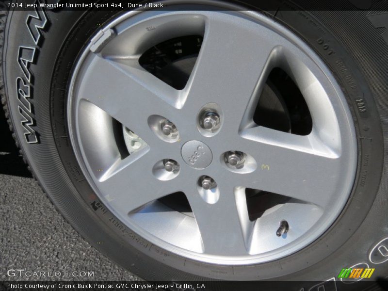 Dune / Black 2014 Jeep Wrangler Unlimited Sport 4x4