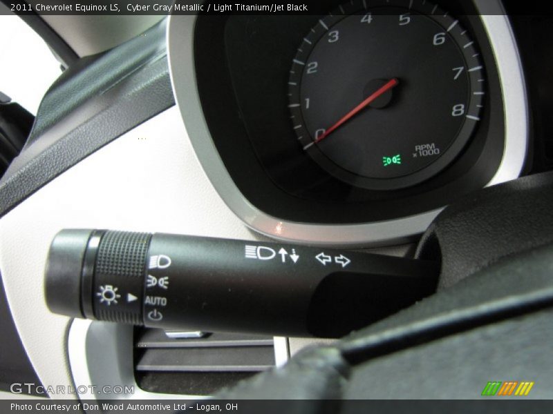 Cyber Gray Metallic / Light Titanium/Jet Black 2011 Chevrolet Equinox LS