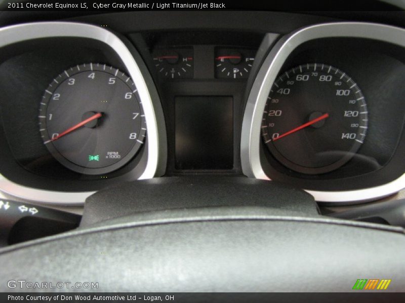Cyber Gray Metallic / Light Titanium/Jet Black 2011 Chevrolet Equinox LS