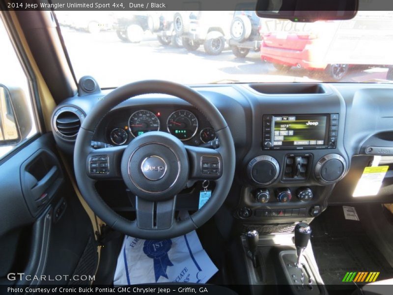 Dune / Black 2014 Jeep Wrangler Unlimited Sport 4x4