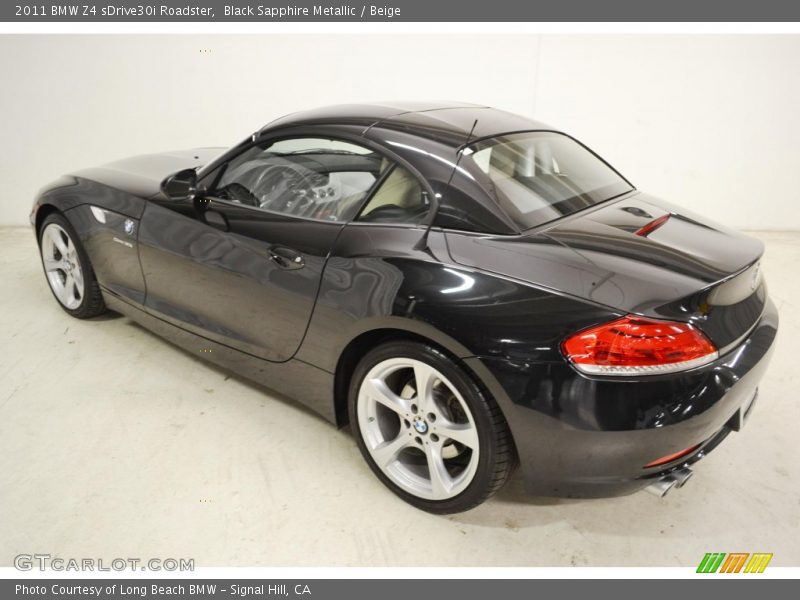  2011 Z4 sDrive30i Roadster Black Sapphire Metallic