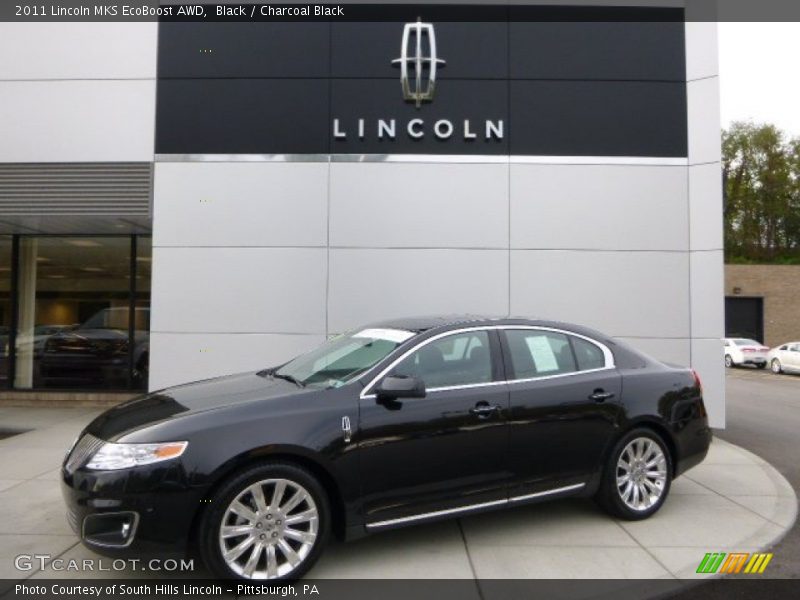 Black / Charcoal Black 2011 Lincoln MKS EcoBoost AWD