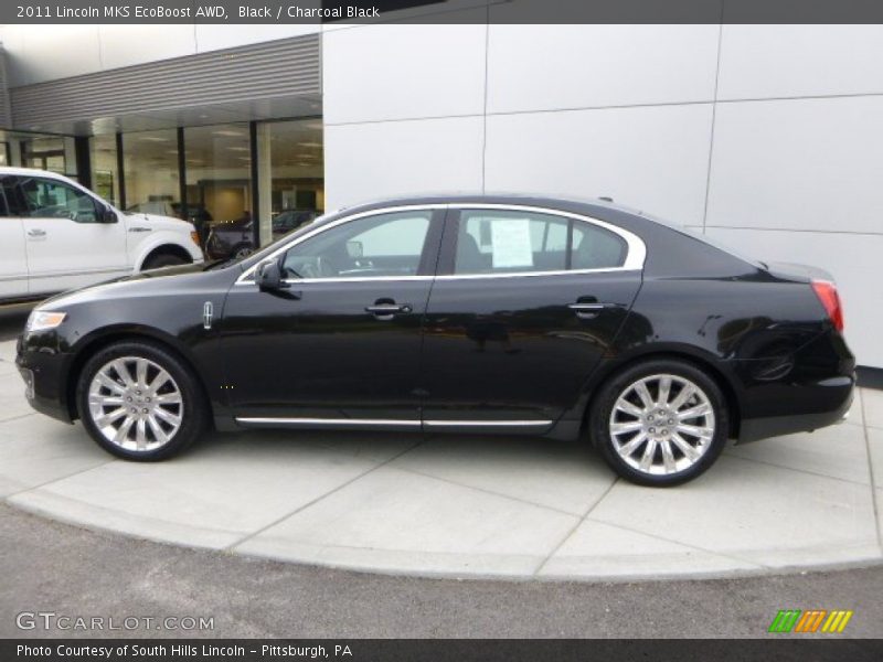 Black / Charcoal Black 2011 Lincoln MKS EcoBoost AWD