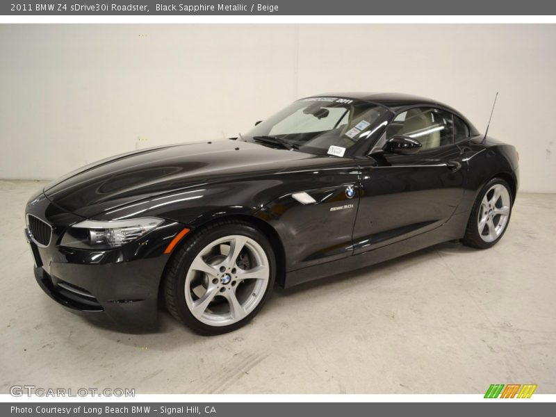 Black Sapphire Metallic / Beige 2011 BMW Z4 sDrive30i Roadster