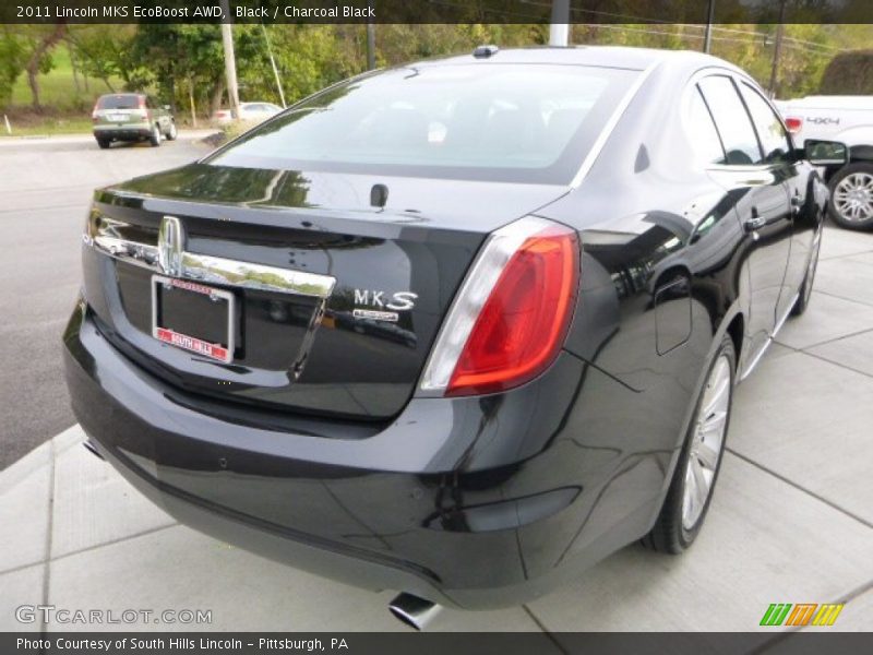 Black / Charcoal Black 2011 Lincoln MKS EcoBoost AWD