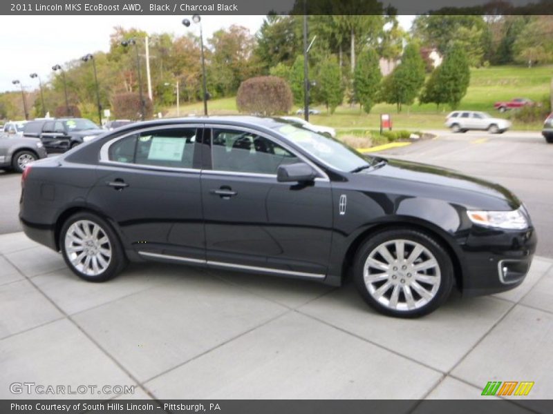 Black / Charcoal Black 2011 Lincoln MKS EcoBoost AWD