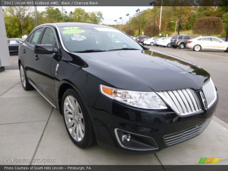 Black / Charcoal Black 2011 Lincoln MKS EcoBoost AWD