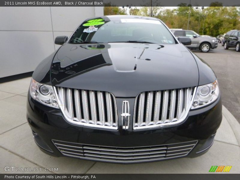 Black / Charcoal Black 2011 Lincoln MKS EcoBoost AWD