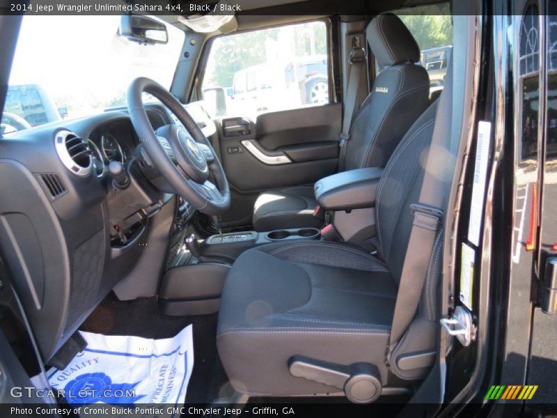  2014 Wrangler Unlimited Sahara 4x4 Black Interior