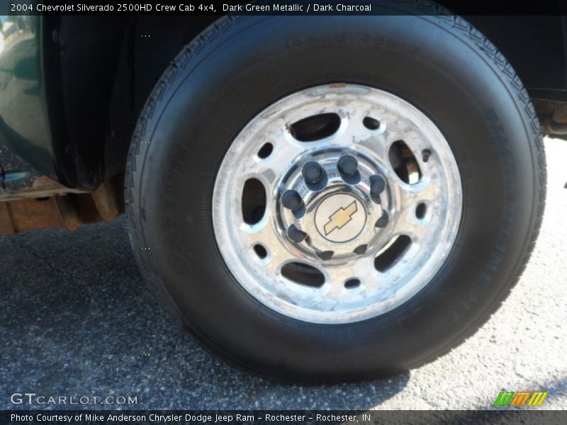 Dark Green Metallic / Dark Charcoal 2004 Chevrolet Silverado 2500HD Crew Cab 4x4