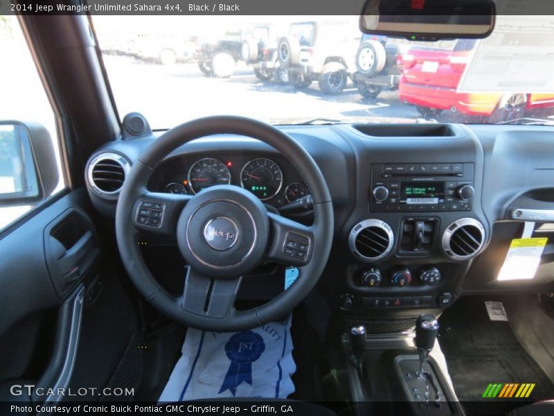 Black / Black 2014 Jeep Wrangler Unlimited Sahara 4x4