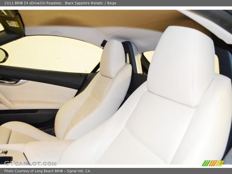 Black Sapphire Metallic / Beige 2011 BMW Z4 sDrive30i Roadster