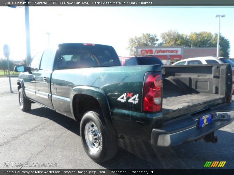 Dark Green Metallic / Dark Charcoal 2004 Chevrolet Silverado 2500HD Crew Cab 4x4