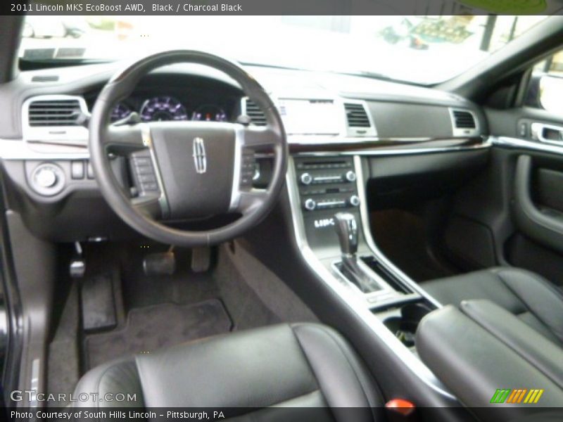 Black / Charcoal Black 2011 Lincoln MKS EcoBoost AWD