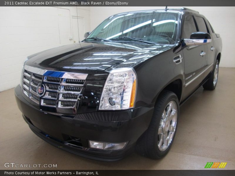 Black Raven / Ebony/Ebony 2011 Cadillac Escalade EXT Premium AWD