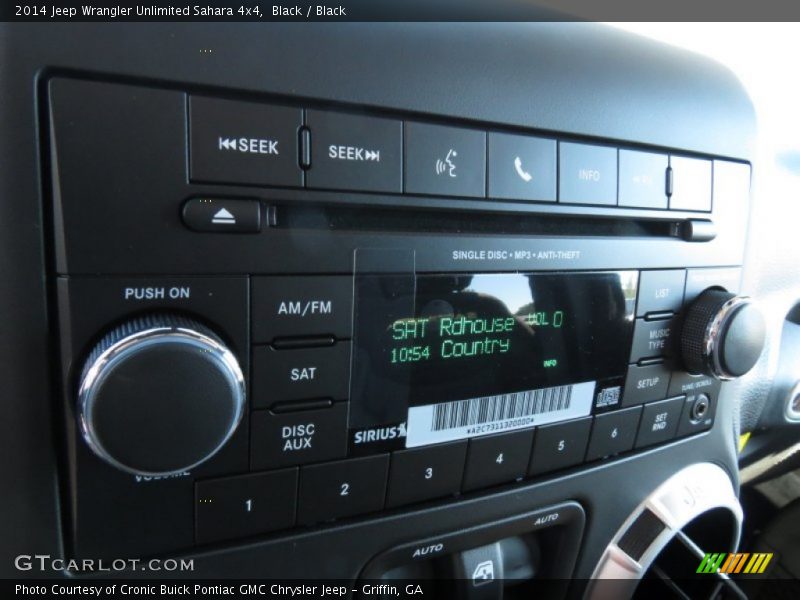 Audio System of 2014 Wrangler Unlimited Sahara 4x4