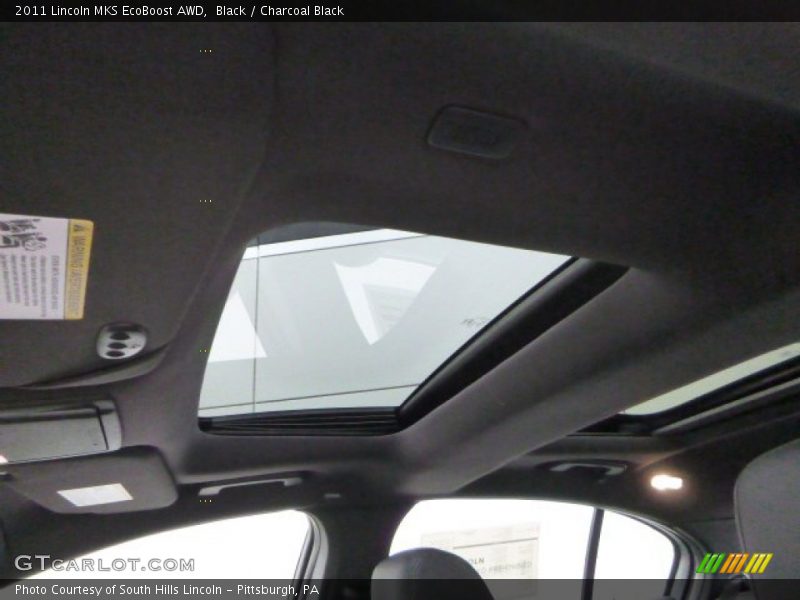 Black / Charcoal Black 2011 Lincoln MKS EcoBoost AWD