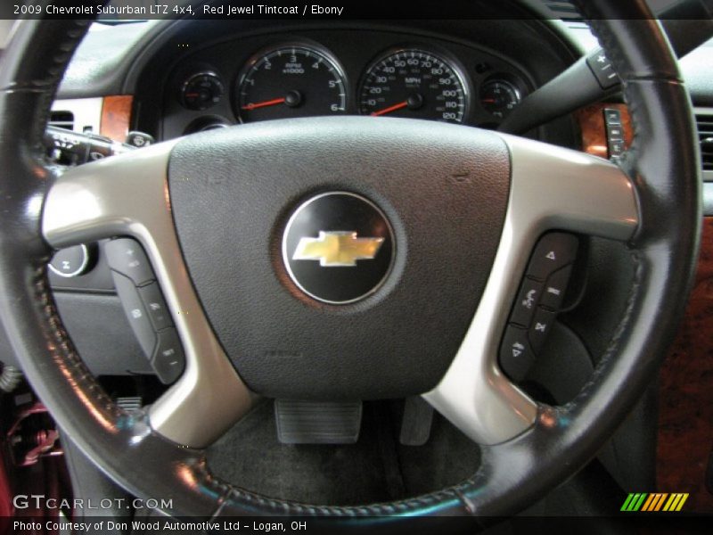 Red Jewel Tintcoat / Ebony 2009 Chevrolet Suburban LTZ 4x4