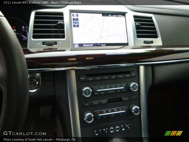 Black / Charcoal Black 2011 Lincoln MKS EcoBoost AWD
